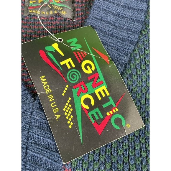 Vintage Mens 80s Magnetic Force Sweater - Picture 5 of 10